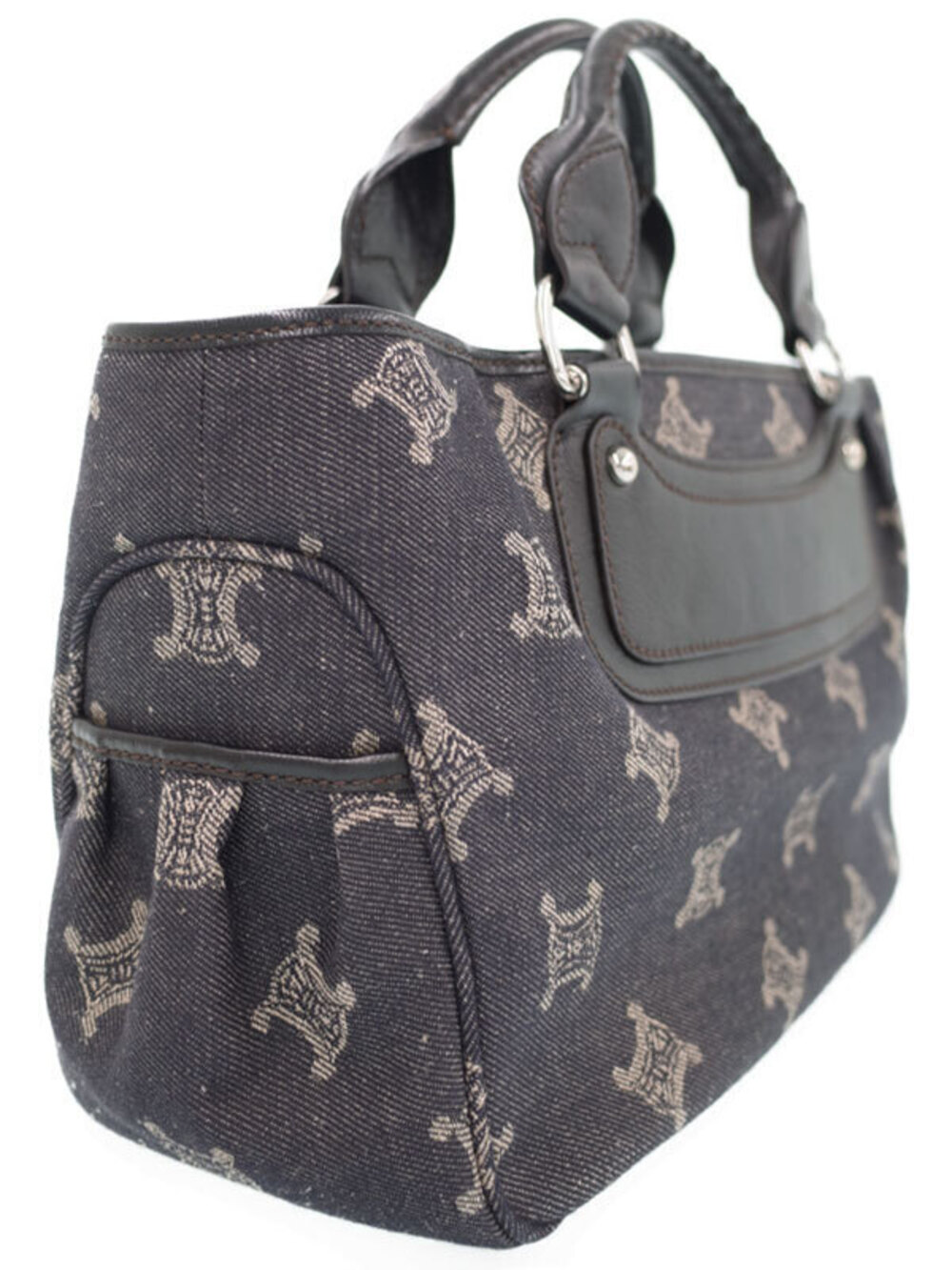 Celine Leather Shoulder Boogie Handbag Bag